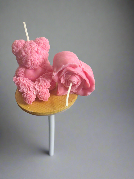 3pcs set Bear,Butterfly, & Flower